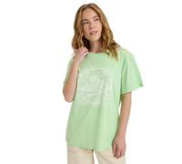 Roxy T-Shirt Manche Courtes HANGLOOSE The Sky Femme Vert XL