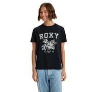 Roxy T-Shirt Manche Courtes OCEANREGULAR Poster Femme Noir XXS