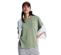 Roxy T-Shirt Manche Courtes OCEANWAVE Regular EMBY Femme Vert S