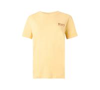 ROXY T-shirt 'Oceanregular Poster' turquoise / noisette / jaune pastel / orange, Taille M