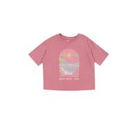 ROXY T-Shirt 'Sun For All Seasons' bleu clair / vert clair / éosine / blanc, Taille 152-158