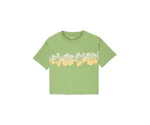 ROXY T-Shirt 'Sun For All Seasons' vert clair / abricot / blanc cassé, Taille 123-128