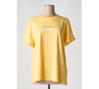 roxy tee-shirts et débardeurs femme de couleur jaune 40
