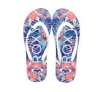 Roxy - Tong - Blanche Et Multicolore - 42