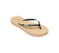 Roxy Tongs South Beach pour femme, Imprimé Noir, 37 EU