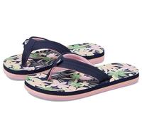 Roxy Tongs Vista pour fille, Bleu Combo, 3 Big Kid