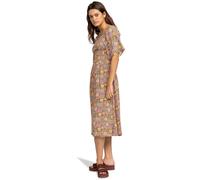 Roxy Tropical Sunshine Short Sleeve Long Dress Marron L Femme
