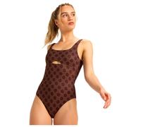 Roxy - Ultimate Roxy Pro - Maillot de bain 1 pièce Chocolate Plum Polka - M - Maillot de bain
