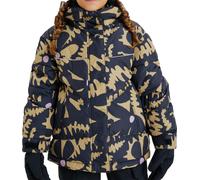 Roxy - Veste de ski/snowboard - Askamoon Girl Jacket Fennel Seed Big Flower Rg - Taille Enfant 10 ans - Navy Navy 10 ans