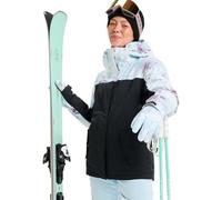 Roxy Veste de Snow Jetty Block Jacket Femme Bleu M