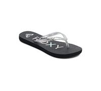 Roxy Viva Sparkle Sandale, Black Met Silver, 36 EU