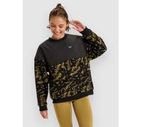 Roxy - Waves Of Warmth Layered Crew - Polaire femme Anthracite Big Flowers - M