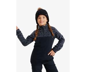Roxy - Whitecamp Half Zip Girl - Polaire enfant True Black / Roxy Gram Tonal - 8 ans