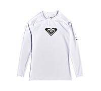 Roxy Whole Hearted Lycra à longues manches blanc M