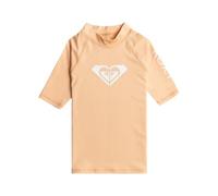 Roxy Whole Hearted - Short Sleeve Rash Vest for Girls 2-7 - Lycra Manches Courtes - Fille 2-7 Ans - 4 - Orange