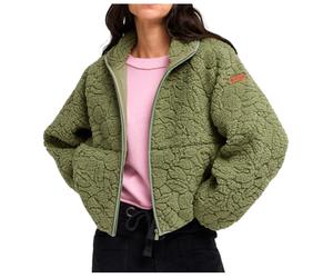 Roxy - Women's Blurry Cloud Print - Veste polaire - L - oil green outline mo