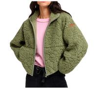 Roxy - Women's Blurry Cloud Print - Veste polaire - S - oil green outline mo