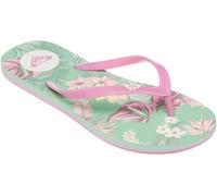 Roxy Women's By The Sea Flip Flops Vert Rose 8 (41) Female