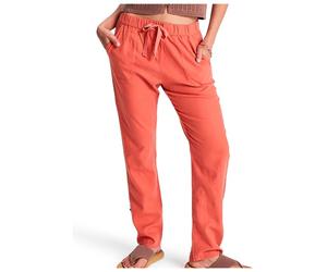 Roxy - Women's On The Seashore Linen Cargo Trousers - Pantalon de loisirs - M - apricot brandy