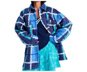 Roxy - Women's Over and Above - Veste polaire - M - dutch blue plaid fade
