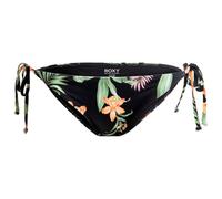 Roxy - Women's Print Beach Classics Ties Bikini - Bas de maillot - XS - anthracite island escape