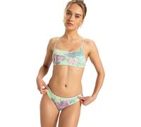 Roxy Women's Sun Check Bikini Bottoms Fm Grn/Cst Brz 8 (XS) Female