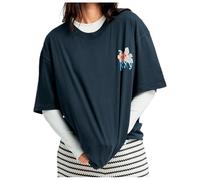 Roxy - Women's Talloversize Washed - T-shirt - S - anthracite