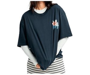 Roxy - Women's Talloversize Washed - T-shirt - XS - anthracite