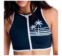 Roxy - Women's The Retro Essentials Crop Top - Haut de maillot - L - anthracite