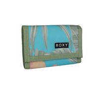 Roxy Women's Trifold Wallet | Card Slots | Lightweight | Eco-Friendly | Change Pocket, Small Beach-Ocean Spray, One Size