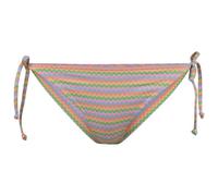 Roxy - Women's Wavy Stripe Cheeky Tie Side - Bas de maillot - XL - papaya wavy stripe s