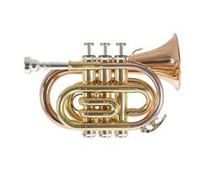 Roy Benson PT-101G Trompette de poche Sib cuivre rose