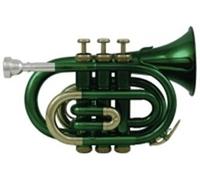 Roy Benson Student Series Trompette de poche Sib PT-101E vernis vert