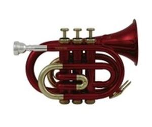 Roy Benson Student Series Trompette de poche Sib PT-101R laquée rouge G