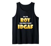 Roy Costume IDGAF Funny Meme Halloween Costume for Roys Débardeur