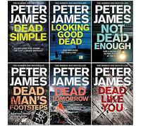 Roy Grace Series 1-6 Collection 6 Books Set By Peter James (Dead Simple, Looking Good Dead, Not Dead Enough, Dead Man's Footsteps, Dead Tomorrow, Dead Like You) - Peter James