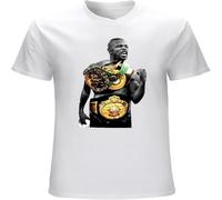 Roy Jones Jr Boxing Blouse Casual Graphic Tees White L