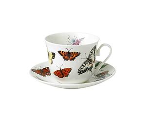 Roy Kirkham Butterfly Garden Breakfast Cup and Saucer 0.45L