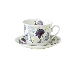 Roy kirkham grande tasse avec soucoupe sweet pea