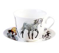 Roy Kirkham - My Horse - Tasse et soucoupe pour petit-déjeuner.