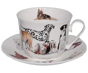 Roy Kirkham - Tasse et soucoupe pour petit déjeuner - Dogs Galore