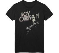 Roy Orbison Chitarra Logo Uomo T Shirt Unisex Tee Con Licenza Ufficiale Merch Hemden(3X-Large)