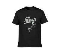Roy Orbison Guitar 60'S Pop Travelling Wilburys Mens T-Shirt Casual Cotton Unisex Tees Tops Black XL