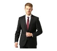 ROY Robson, Homme, Vestes, Noir, Taille: 2XL Veste Slim Fit Stretch en Noir