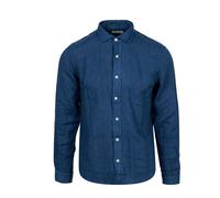 Roy Roger's - Chemise Casual en Lin - Homme - Chemises - Bleu - Taille: L