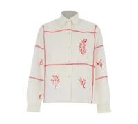 Roy Roger's - Chemise Harvest Old Glory Broderie Fleurie - Femme - Blouses et Chemises - Blanc - Taille: 40 FR