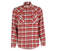Roy Roger's - Chemise Western à Carreaux Multicolore Manches Longues - Homme - Chemises - Rouge - Taille: L