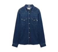 Roy Roger's - Chemise Western en Denim Lavage Foncé - Homme - Chemises - Bleu - Taille: S
