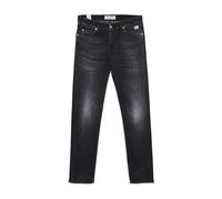Roy Roger's, Homme, Jeans, Noir, Taille: W38 Jean Denim Noir avec Lavage Effet Usé