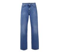 Roy Roger's - Jeans Super Wide - Femme - Jeans - Bleu - Taille: W26